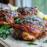 Crispy Baked Chicken Thighs