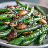 Roasted Garlic Green Beans