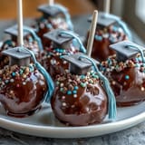 Graduation Cake Pops School Colors