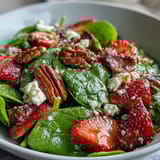 Spring Strawberry Spinach Salad