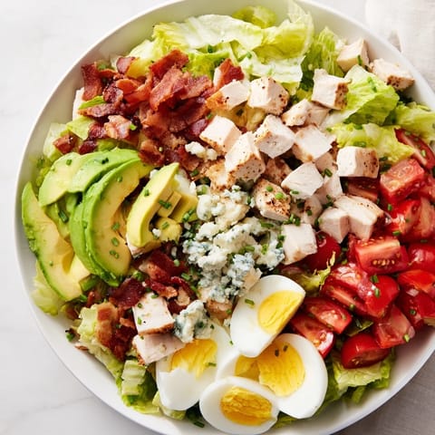Cobb Salad Layered Ingredients