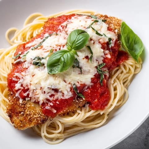 Crispy Chicken Parmesan Pasta