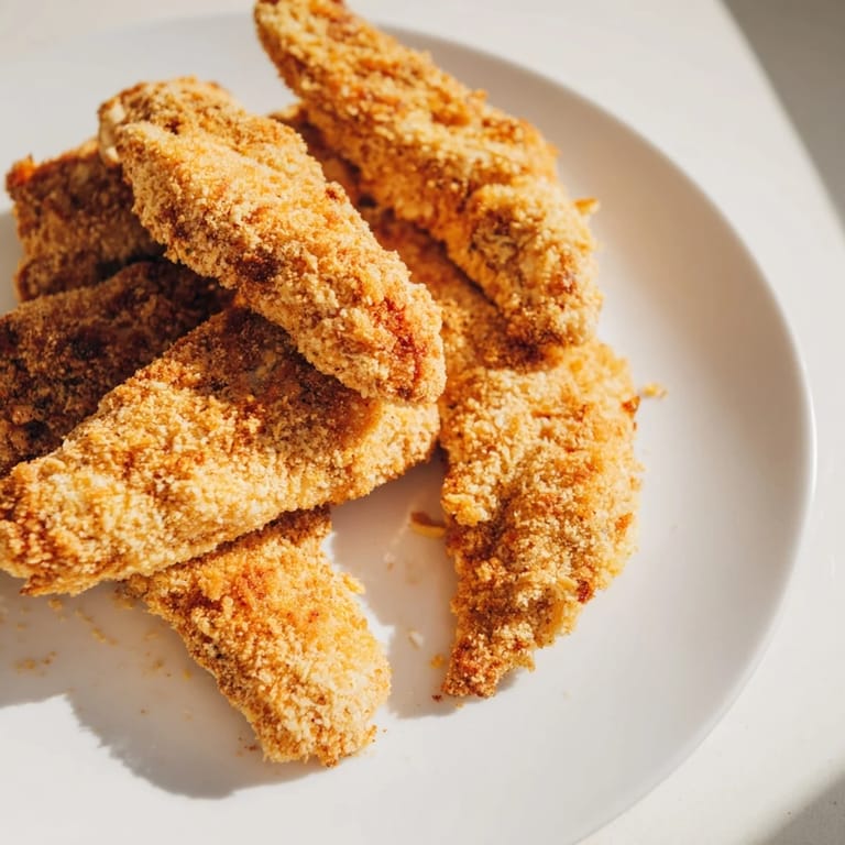 Freshly made, crunchy Chicken Tenders, piled high and ready to savor alongside dipping sauces.