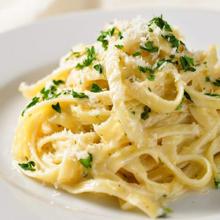 A skillet of Sriracha Honey Pasta glistens with glossy sauce, noodles glistening, ready for serving.