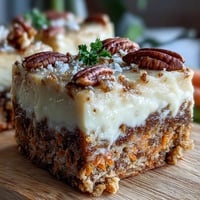 Carrot Cake Cheesecake Bars