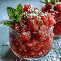 Watermelon Mint Frosé: vibrant frozen rosé mocktail, refreshingly fruity and minty refreshment.